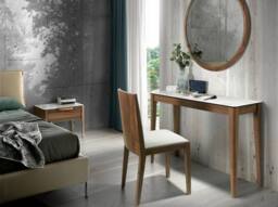 Angel Cerda Porcelain marble & walnut rectangular console table in Brown - thumbnail 3