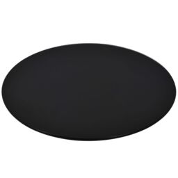 Berkfield Home Table Top Tempered Glass Round 900 mm in Black - thumbnail 2