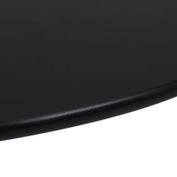 Berkfield Home Table Top Tempered Glass Round 900 mm in Black - thumbnail 3