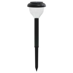 Berkfield Home Solar Pathway Lights with Ground Spikes 4 pcs Warm White & RGB in Black - thumbnail 4