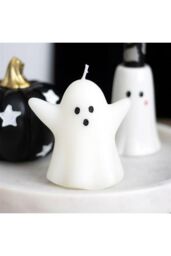 KDMD Sweet Ghost Shaped Candle in White - thumbnail 1