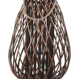 Wyld and Coco Willow Lantern 60 cm Brown Rope Handle - thumbnail 2