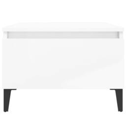 Berkfield Home Side Tables 2 pcs High Gloss White 50x46x35 cm Engineered Wood - Size: 50 x 46 x 35 cm - thumbnail 7