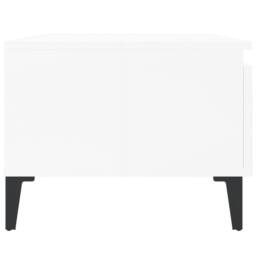 Berkfield Home Side Tables 2 pcs High Gloss White 50x46x35 cm Engineered Wood - Size: 50 x 46 x 35 cm - thumbnail 9