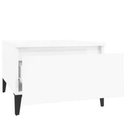 Berkfield Home Side Tables 2 pcs High Gloss White 50x46x35 cm Engineered Wood - Size: 50 x 46 x 35 cm - thumbnail 8