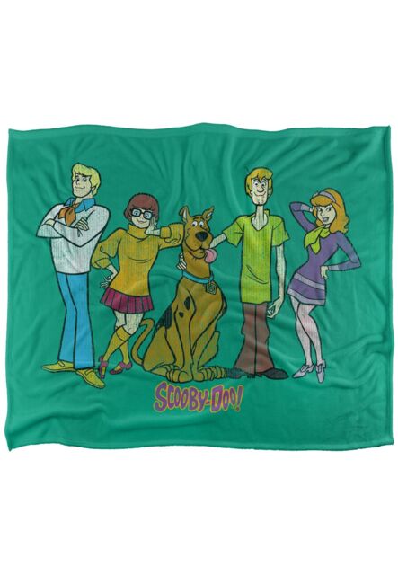 Scooby-Doo! Scooby Doo! Gang Silky Touch Super Soft Throw Blanket 152 X 127 cm in White - image 1