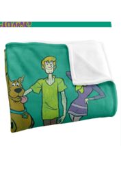 Scooby-Doo! Scooby Doo! Gang Silky Touch Super Soft Throw Blanket 152 X 127 cm in White - thumbnail 3