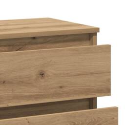 Berkfield Home Sideboard Artisan Oak 60x35x70 cm Engineered Wood in Brown - Size: 60 x 35 x 70 cm - thumbnail 8