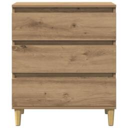 Berkfield Home Sideboard Artisan Oak 60x35x70 cm Engineered Wood in Brown - Size: 60 x 35 x 70 cm - thumbnail 4
