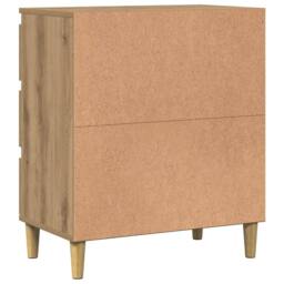 Berkfield Home Sideboard Artisan Oak 60x35x70 cm Engineered Wood in Brown - Size: 60 x 35 x 70 cm - thumbnail 6