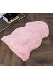 Native Natural Pink Short Pile Sheepskin Rug - Size: 60 cm x 90 cm - thumbnail 2