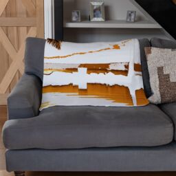 Benjamin Tate Design Sunset Blanket in Natural - Size: 120 cm x 150 cm - thumbnail 2