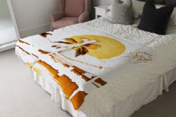 Benjamin Tate Design Sunset Blanket in Natural - Size: 120 cm x 150 cm - thumbnail 3