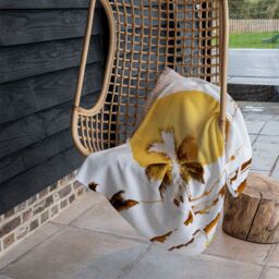 Benjamin Tate Design Sunset Blanket in Natural - Size: 120 cm x 150 cm - thumbnail 4