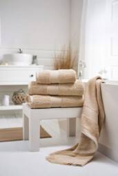 Deyongs Bliss Pima Supersoft Fluffy Cotton 650gsm Towels in Natural - thumbnail 3