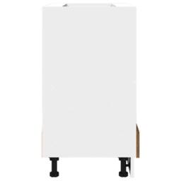 Berkfield Home Oven Cabinet in Old Wood ‚Äì 60x46x81.5 cm Made from Engineered Wood in Brown - thumbnail 6