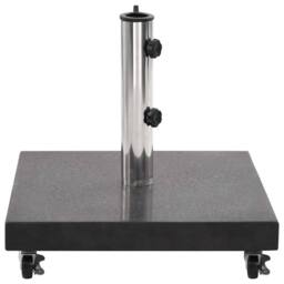 Berkfield Home Parasol Base Granite 30 kg Square Black - thumbnail 2