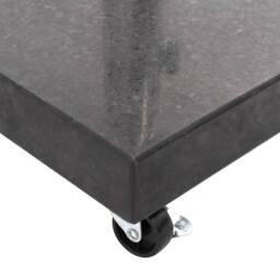 Berkfield Home Parasol Base Granite 30 kg Square Black - thumbnail 4