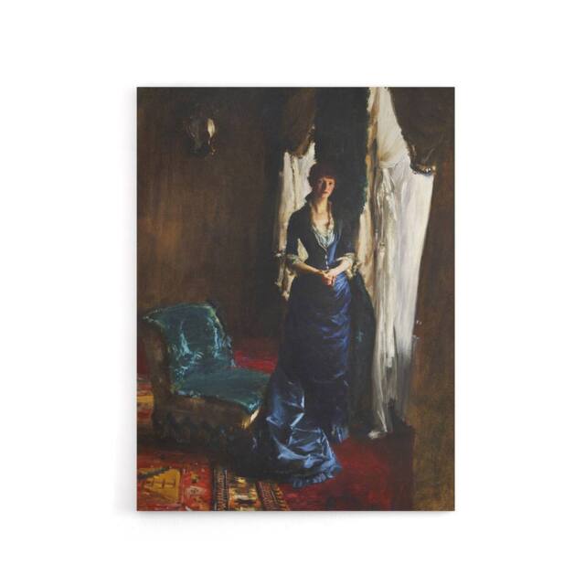 "Artery8 Madame Paul Escudier Portrait Sargent Canvas Wall Art Print - Size: W12"" x H16""" - image 1