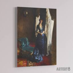 "Artery8 Madame Paul Escudier Portrait Sargent Canvas Wall Art Print - Size: W12"" x H16""" - thumbnail 2