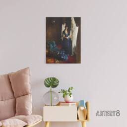 "Artery8 Madame Paul Escudier Portrait Sargent Canvas Wall Art Print - Size: W12"" x H16""" - thumbnail 3