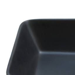 Berkfield Home Countertop Basin Black & Brown Rectangular 46x35.5x13 cm Ceramic - thumbnail 7