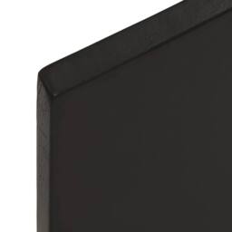 Berkfield Home Wall Shelf Dark Grey 60x40x2 cm Treated Solid Wood Oak - Size: 60 x 40 x 2 cm - thumbnail 5