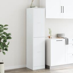 Berkfield Home Apothecary Cabinet¬†White 40x41x174.5 cm Engineered Wood in White - thumbnail 4