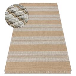 RugsX Jute Rug in Beige - Size: 80 cm x 150 cm - thumbnail 1