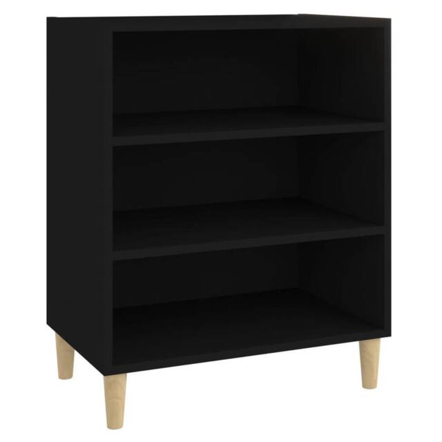 Berkfield Home Sideboard Black 57x35x70 cm Engineered Wood - Size: 57 x 35 x 70 cm - image 1