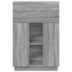 Berkfield Home Grey Writing Desk Grey Sonoma Engineered wood Large - thumbnail 5