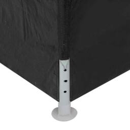 Berkfield Home Party Tent 3x6 m Anthracite in Black - thumbnail 8