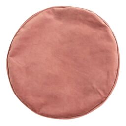 icon Milano Velvet Bean Bag Pouffe Midnight Blue Large Velvet Footstools in Light Pink - thumbnail 3