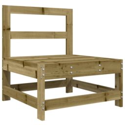 Berkfield Home 3 Piece Garden Lounge Set Impregnated Wood Pine in Brown - thumbnail 4