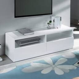 Cheshire Premium Stratton 2 Drawer Media Unit in White - thumbnail 2