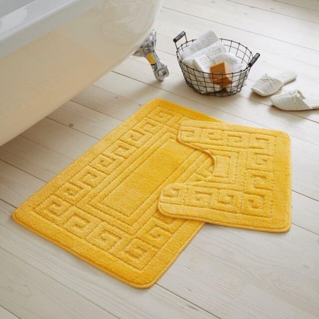 GAVENO CAVAILIA Greek Bath Mat in Yellow - image 1