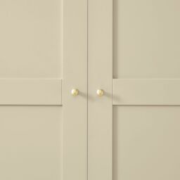 Melody Maison Double Wardrobe - Hales Taupe Range in Beige - thumbnail 6