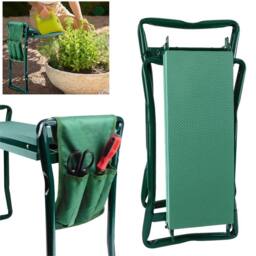 Nordara Portable Folding Garden Kneeler Foam Padded Knee Pad Seat Stool in Green - thumbnail 5