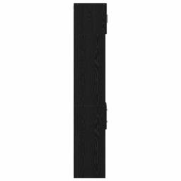 Berkfield Home Slim Storage Cabinet Black Oak 30x42.5x225 cm Engineered Wood - thumbnail 8