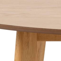 Wyld Haus Saffron Round Dining Table Natural Oak Veneer - thumbnail 9