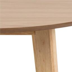 Wyld Haus Saffron Round Dining Table Natural Oak Veneer - thumbnail 7