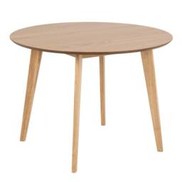 Wyld Haus Saffron Round Dining Table Natural Oak Veneer - thumbnail 3