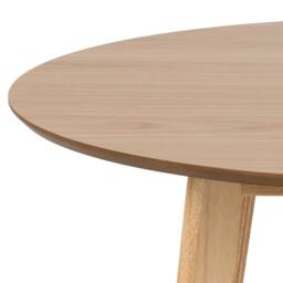 Wyld Haus Saffron Round Dining Table Natural Oak Veneer - thumbnail 6