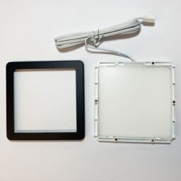 Loops 6x MATT BLACK Ultra-Slim Square Under Cabinet Kitchen Light & Driver Kit - Warm White Diffused LED - thumbnail 2