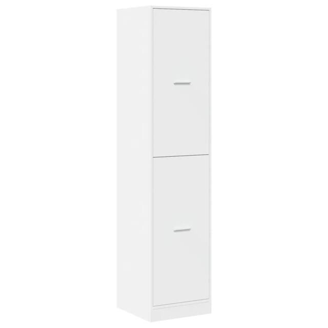 Berkfield Home Elegant Apothecary Cabinet¬†White 40x41x174.5 cm Engineered Wood in White - image 1