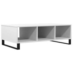 Berkfield Home Decorative Coffee Table White 104x60x35 cm Engineered Wood - Size: 104 x 60 x 35 cm - thumbnail 7