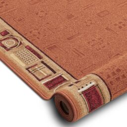RugsX Anti-Slip Jena Runner in Brown - Size: 80 cm x 130 cm - thumbnail 2