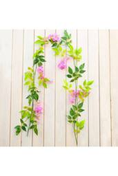 Living and Home 2 Pcs Artificial Wisteria Flowers Garland Decoration in Pink - thumbnail 5