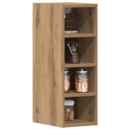 Berkfield Home Hanging Cabinet Artisan Oak 20x29.5x60 cm Engineered Wood in Brown - thumbnail 3