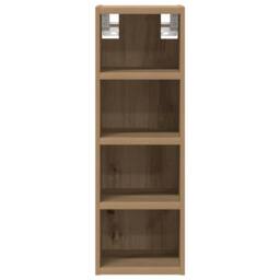 Berkfield Home Hanging Cabinet Artisan Oak 20x29.5x60 cm Engineered Wood in Brown - thumbnail 4